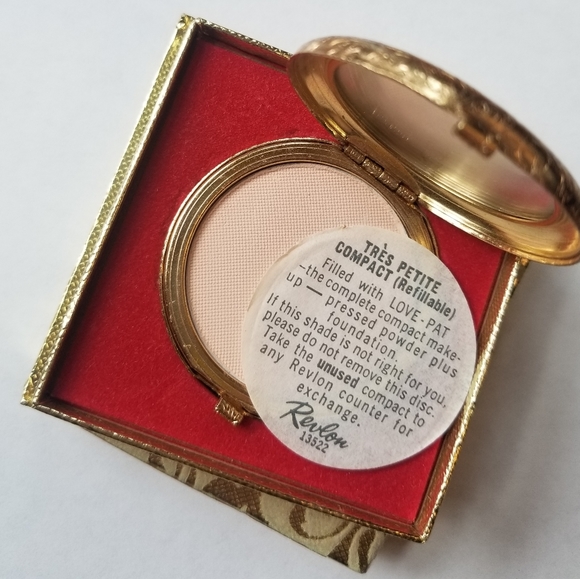 ❗Rare Antique Revlon Gold Powder Mirror Compact with Original box and Wrapping❗ - Picture 2 of 10